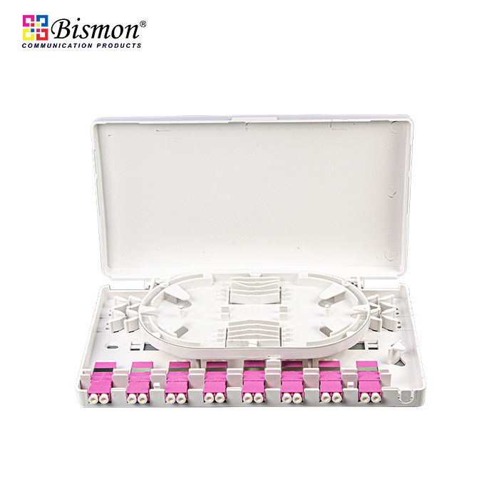 Fiber optic box กล่องพักสาย 8 Ports Socket Panel FTTx Box (กล่องเปล่า)